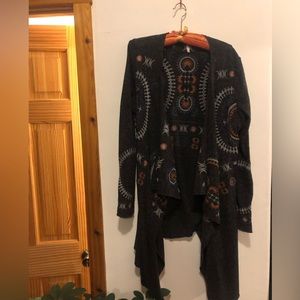 Embroidered cardigan